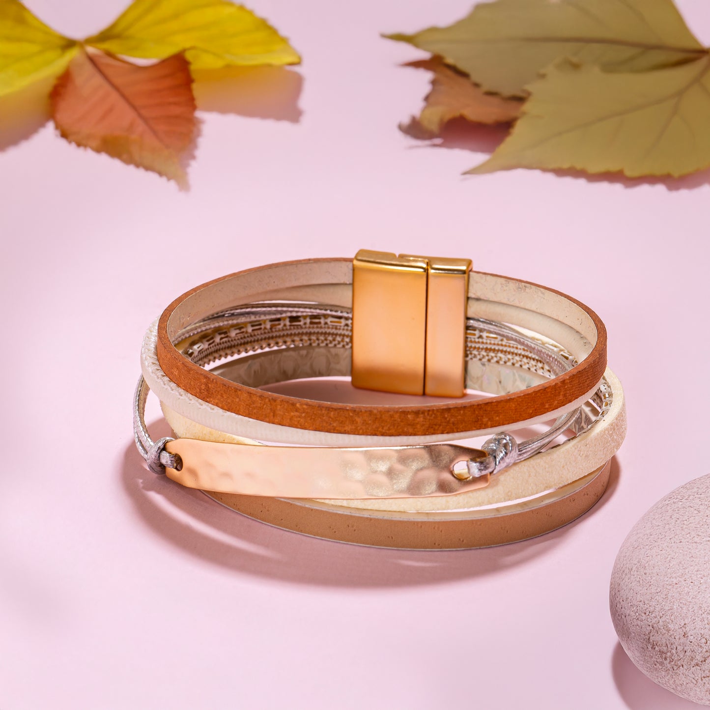 Wispy Leather Bracelet