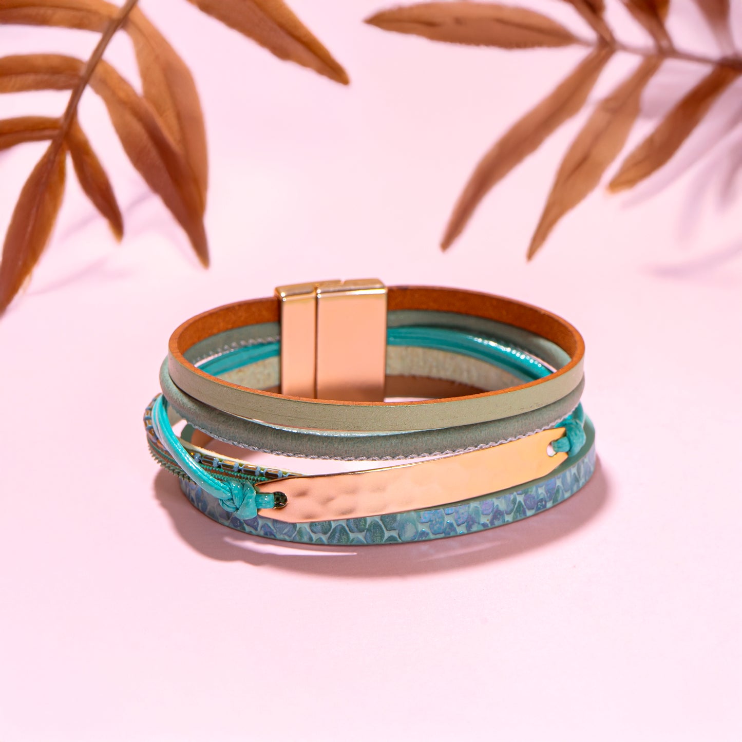 Wispy Leather Bracelet
