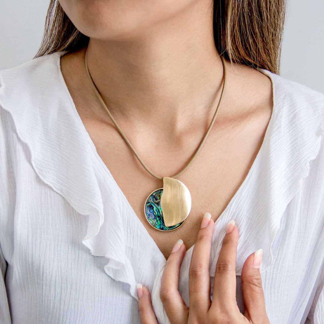 Abalone Tortoise Necklace
