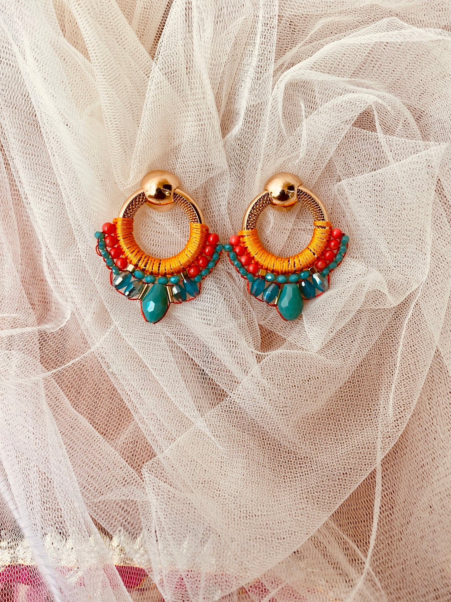 Turquoise Stone Earrings