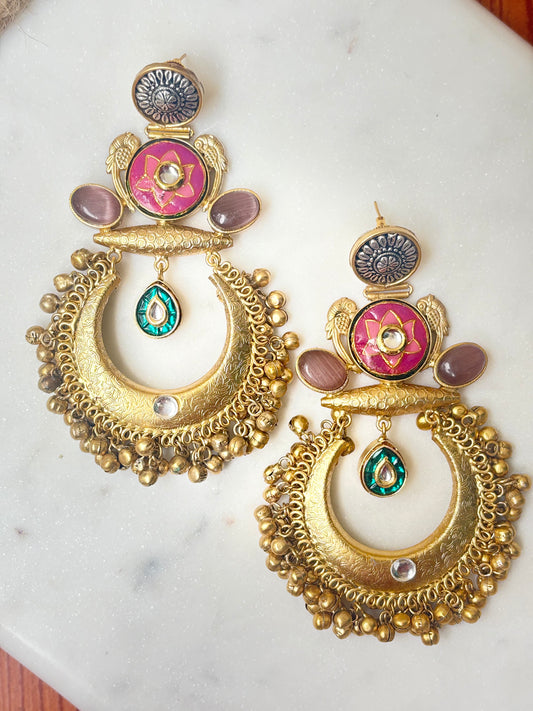 Kamal Kanphool Earrings