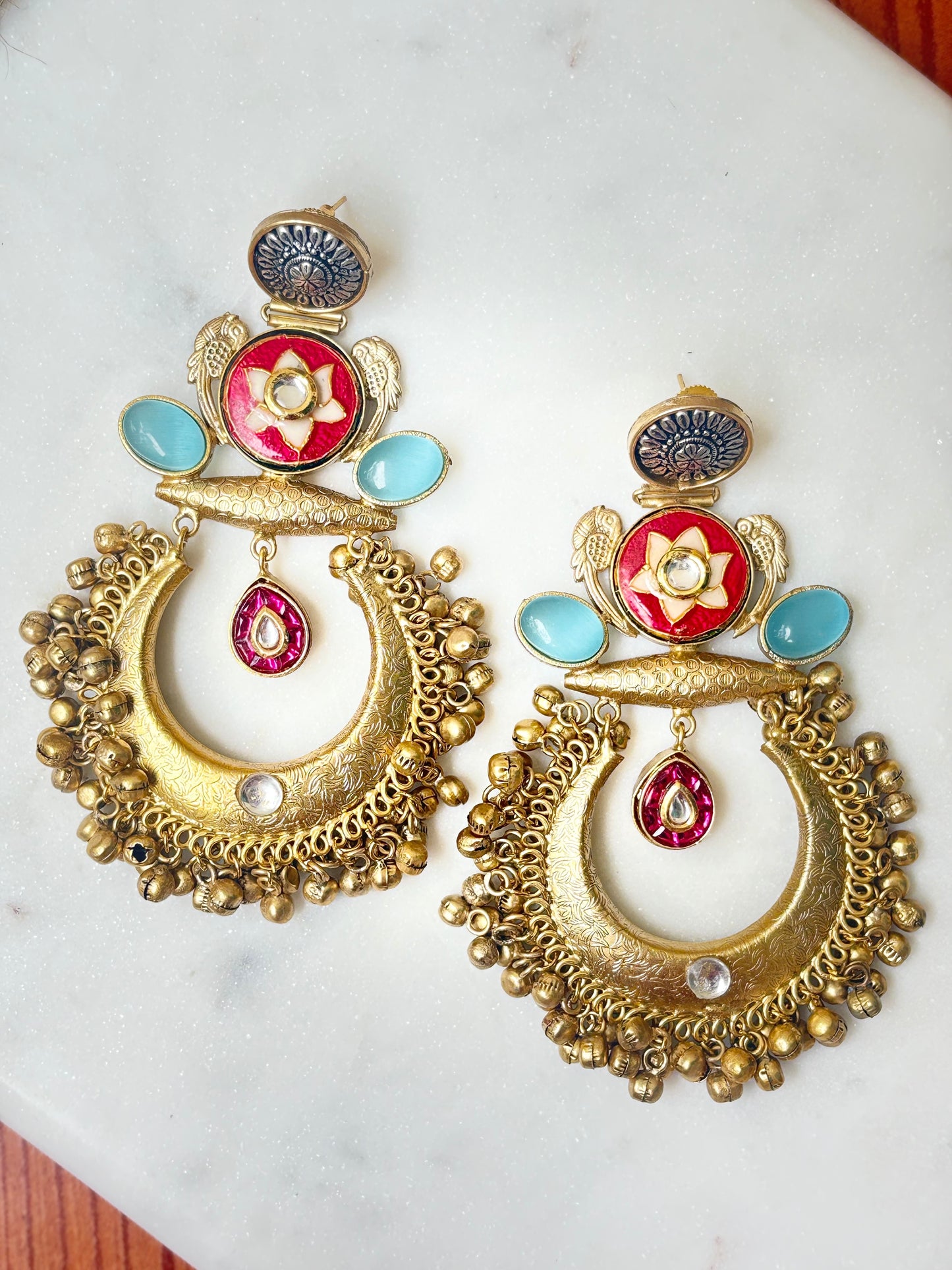Kamal Kanphool Earrings