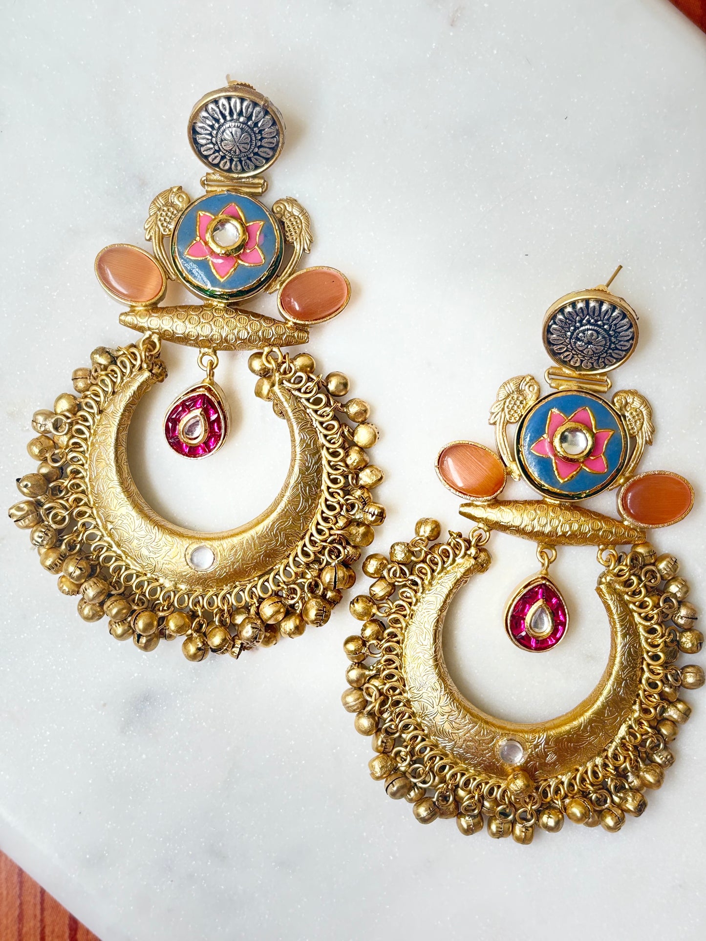 Kamal Kanphool Earrings