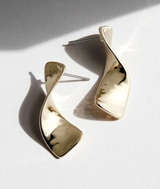 Golden Bow Earrings