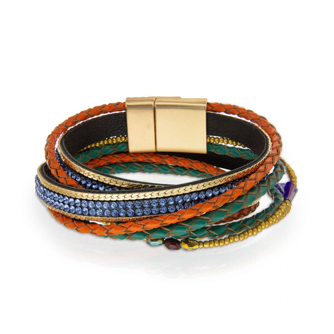Emily Multi Colour Leather bracelet
