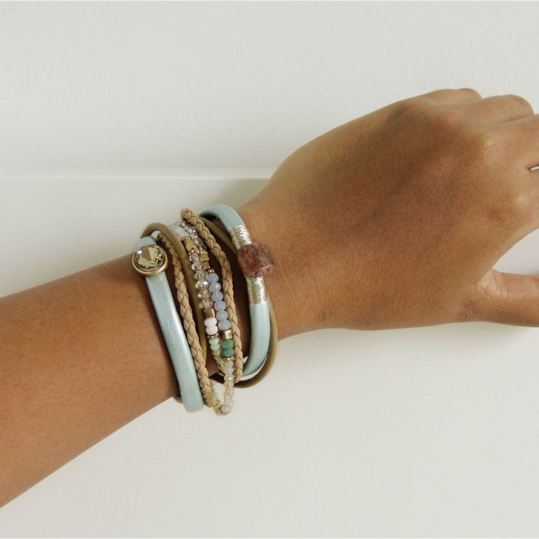 Turquoise Leather Bracelet