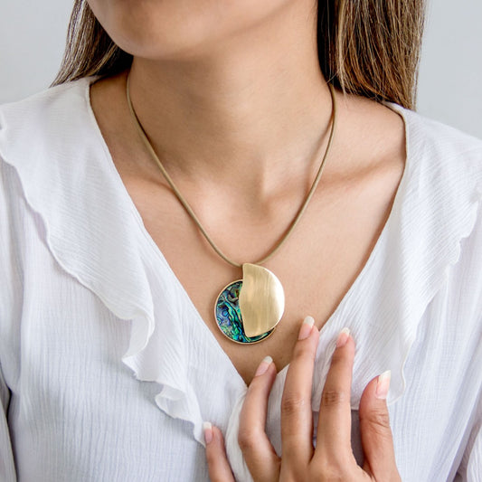 Abalone Tortoise Necklace
